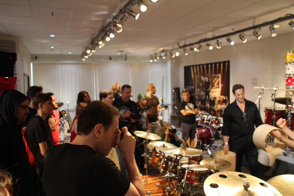 The tour ended in the DW showroom.